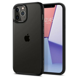 Etui Spigen Ultra Hybrid do iPhone 12/12 Pro, przezroczysto-czarne