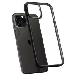 Etui Spigen Ultra Hybrid do iPhone 12/12 Pro, przezroczysto-czarne