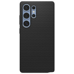 Etui Spigen Liquid Air do Galaxy S25 Ultra, czarny matowy