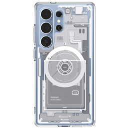 Etui Spigen Ultra Hybrid Mag MagSafe do Galaxy S25 Ultra, biały