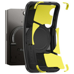 Etui Spigen Tough Armor do MagSafe do Galaxy S25+, zielony