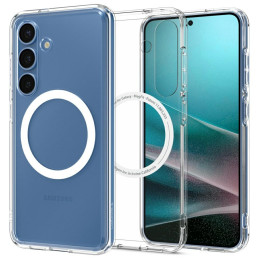 Etui Spigen Ultra Hybrid Mag MagSafe do Galaxy S25, biały