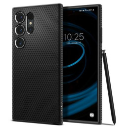 Etui Spigen Liquid Air do Galaxy S24 Ultra, czarny matowy
