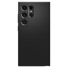 Etui Spigen Liquid Air do Galaxy S24 Ultra, czarny matowy