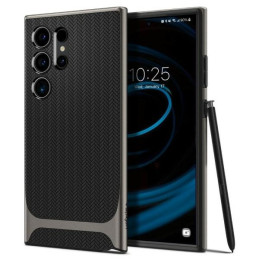 Etui Spigen Neo Hybrid do Galaxy S24 Ultra, stalowo-czarne