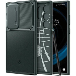 Etui Spigen Optik Armor do Galaxy S24 Ultra, zielony/abyss green
