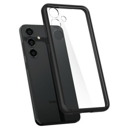 Etui Spigen Ultra Hybrid do Galaxy S24+, przezroczysto-czarne