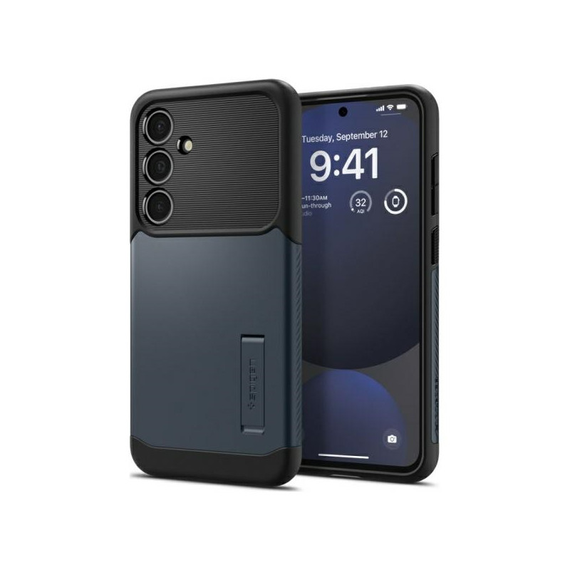 Etui Spigen Slim Armor do Galaxy S24 FE, stalowe
