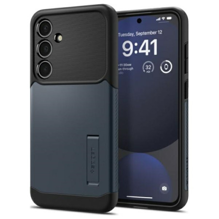 Etui Spigen Slim Armor do Galaxy S24 FE, stalowe