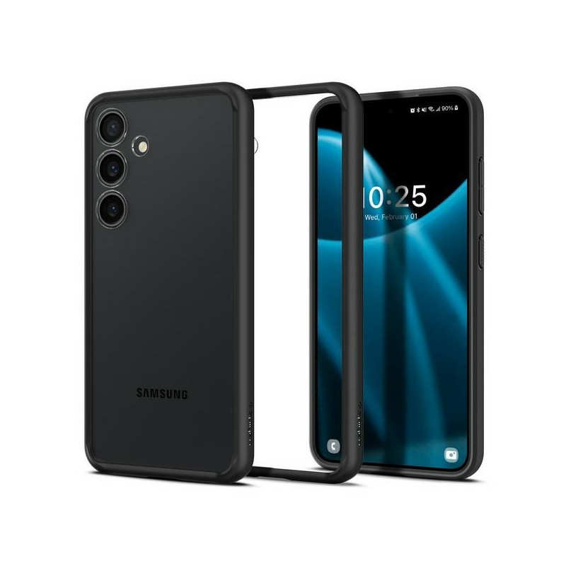 Etui Spigen Ultra Hybrid do Galaxy S24, przezroczysto-czarne