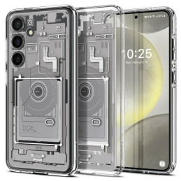 Etui Spigen Ultra Hybrid do Galaxy S24, biało-szare (Zero One)