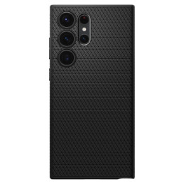 Etui Spigen Liquid Air do Galaxy S23 Ultra, czarny matowy