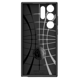 Etui Spigen Liquid Air do Galaxy S23 Ultra, czarny matowy