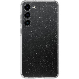 Etui Spigen Liquid Crystal Glitter do Galaxy S23, przezroczyste z brokatem