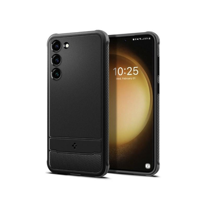 Etui Spigen Rugged Armor do Galaxy S23 czarny/matte black