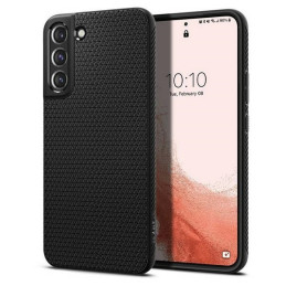 Etui Spigen Liquid Air do Galaxy S22, czarny matowy