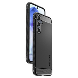 Etui Spigen Rugged Armor do Galaxy A55 5G czarny/black matte
