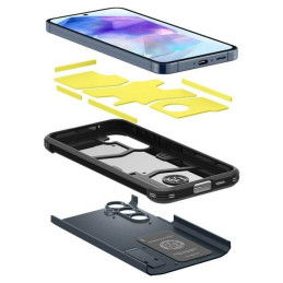 Etui Spigen Tough Armor do Galaxy A55 5G, grafitowe