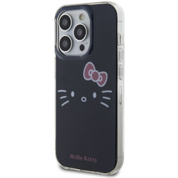 Etui Hello Kitty IML Kitty Face do iPhone 15 Pro Max, czarny/black