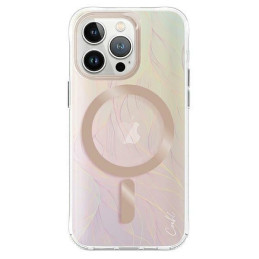 Etui UNIQ Coehl Willow do MagSafe do iPhone 15 Pro Max, opal/iridescent