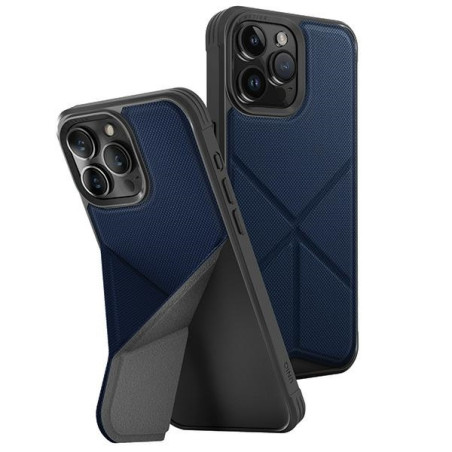 Etui UNIQ Transforma do MagSafe do iPhone 15 Pro Max, niebieskie