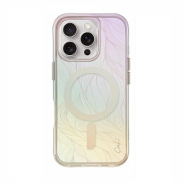 Etui UNIQ Coehl Willow do MagSafe do iPhone 16 Pro, opalowy