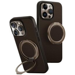Etui UNIQ Keva Air GripFit do MagSafe do iPhone 16 Pro, brązowe