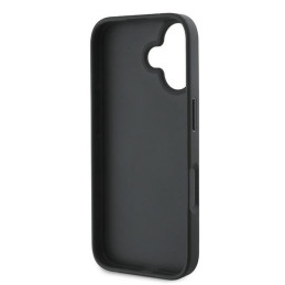 Etui Guess 4G Bottom Stripe do iPhone 16, szary/grey