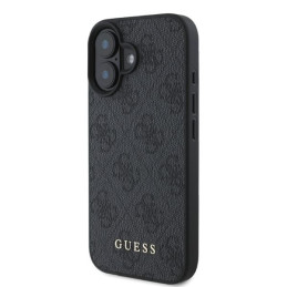 Etui Guess 4G Classic do iPhone 16, czarne