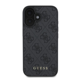 Etui Guess 4G Classic do iPhone 16, czarne