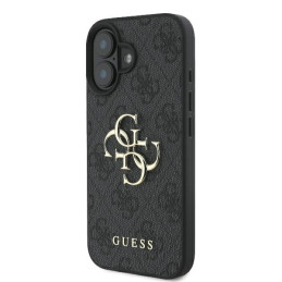 Etui Guess 4G Big Logo do iPhone 16, czarne