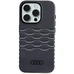 Etui Audi IML MagSafe do iPhone 15 Pro, czarne