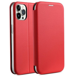 Etui Beline Book Magnetic do iPhone 15 Pro czerwone