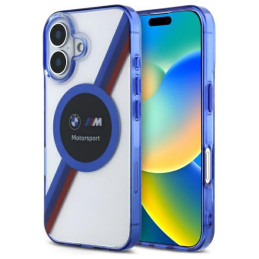 Etui BMW Motosport IML Circle MagSafe do iPhone 16, przezroczyste
