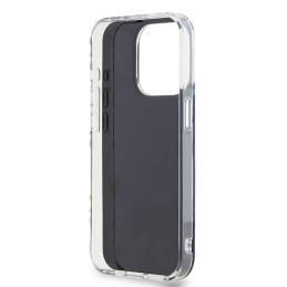 Etui DKNY IML Checkered Mono Pattern do iPhone 15 Pro, czarne