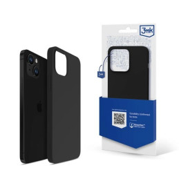 Etui 3MK Silicone Case do iPhone 15, czarne