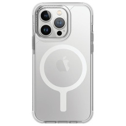 Etui UNIQ etui Combat MagSafe do iPhone 15 Pro, białe