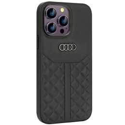 Etui Audi Genuine Leather do iPhone 14 Pro Max, czarne