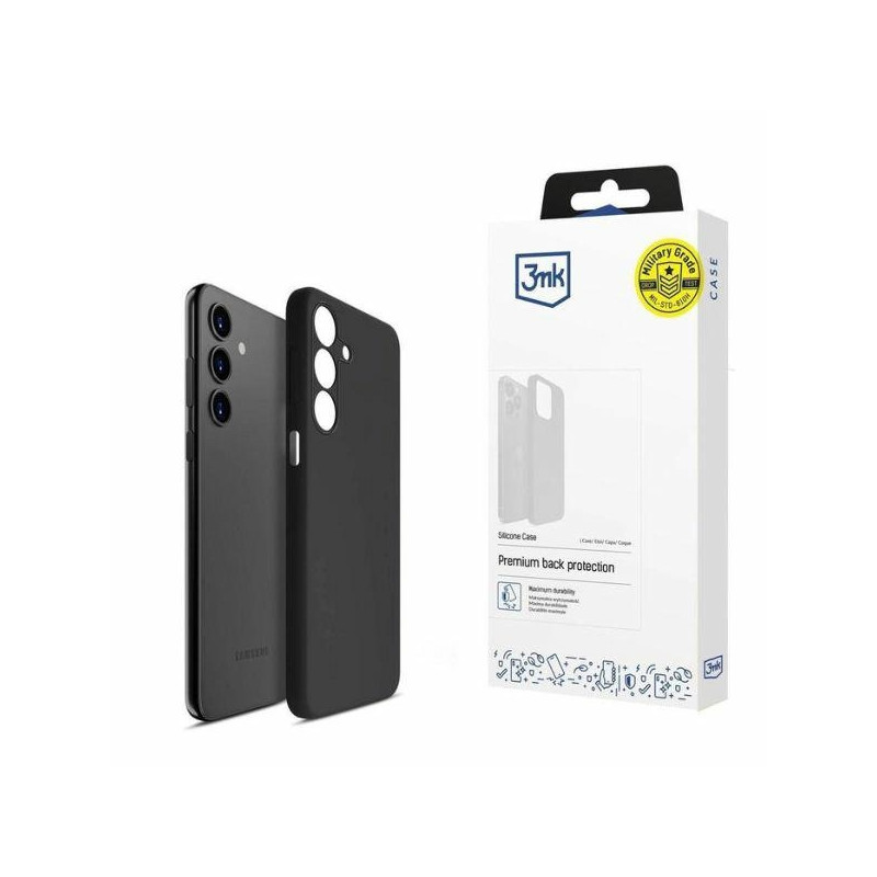 Etui 3MK Silicone Case do Galaxy A15 5G, czarne