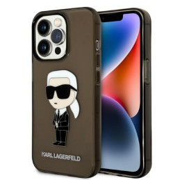 Etui Karl Lagerfeld Ikonik Karl Lagerfeld do iPhone 14 Pro Max, czarne