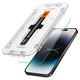 Szkło do etui + Aplikator Spigen Glas.tR EZ Fit do iPhone 14 Pro Max, 2 sztuki