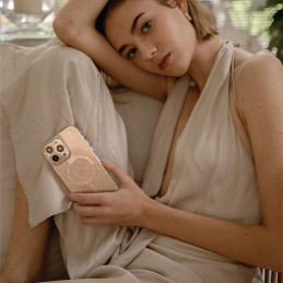 Etui UNIQ Coehl Lumino do iPhone 14 Pro Max, srebrne