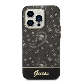 Etui Guess Bandana Paisley do iPhone 14 Pro Max, czarne