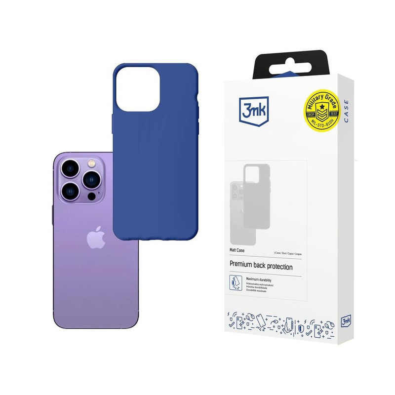 Etui 3MK Matt Case do iPhone 14 Pro, jagoda