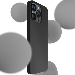 Etui 3MK Silicone Case do iPhone 14 Pro, czarne
