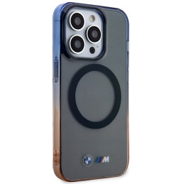 Etui BMW Gradient Bumper MagSafe do iPhone 14 Pro, szary/grey