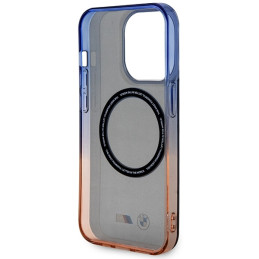 Etui BMW Gradient Bumper MagSafe do iPhone 14 Pro, szary/grey