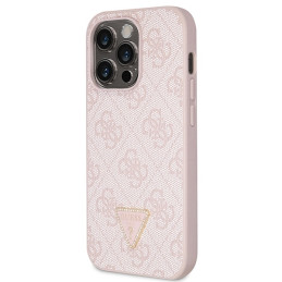 Etui Guess Crossbody 4G Metal Logo do iPhone 14 Pro, różowy/pink