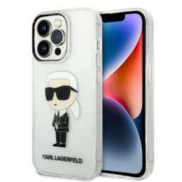 Etui Karl Lagerfeld Ikonik Karl Lagerfeld do iPhone 14 Pro, transparent