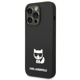 Etui Karl Lagerfeld Silicone Choupette Body do iPhone 14 Pro, czarne